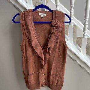 Banana Republic Stretchy Wool Vest M